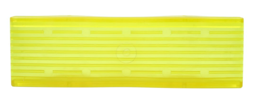 Yellow Bow Keel Pad, PVC, 3"X12", Designed to fit 3" Crossmembers