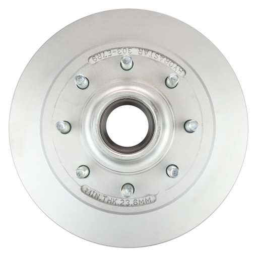 Hydrastar  7K/8K lbs. Axle Rated Integral Dacromet Coated Rotor (9/16 in.) - Image 2