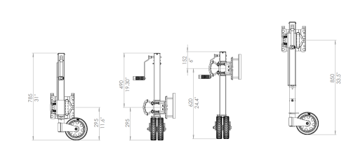 XO Trailer Jack 750 XL Black - Image 3