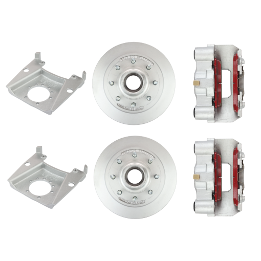 Hydrastar  7K Axles, 8 Lug Integral TRIPLE Axle Trailer Disc Brake Kit (9/16 in.) {E7K-TR9} - Image 2