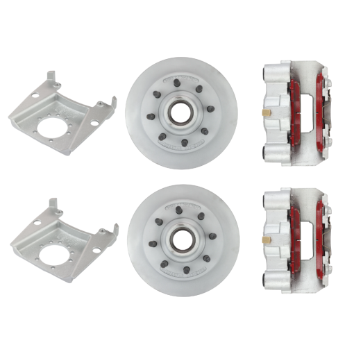 Hydrastar  7K  Axles, 8 Lug Integral Tandem Axle Trailer Disc Brake Kit (5/8") {E7K-T5} - Image 2