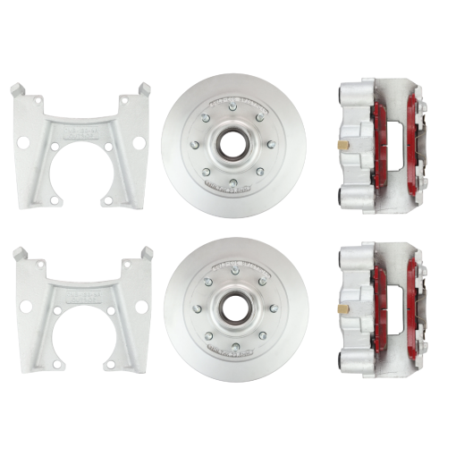 Hydrastar  8K Axle, 8 Lug Integral Trailer Disc Brake Kit (9/16 in.)