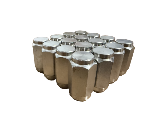 Enclosed Lug Nut 9/16-18" x 1-5/8" - Stainless Lug Nuts {16 PACK}