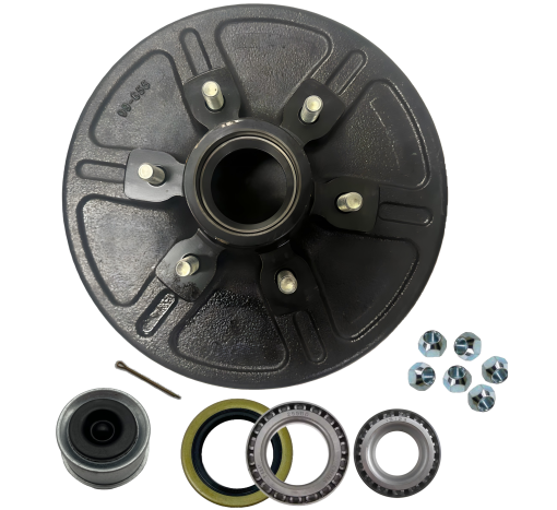 Brake Hub and Drum - 5.2k - 6k Axle - 6 on 5.5" Bolt Pattern - 12" Drum - Image 3