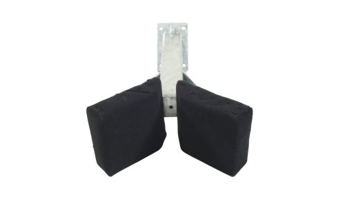 Heavy Duty Marine Carpeted Wood Bow Stop, Adjustable Height - Image 3