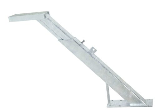 Winch Stand Adjustable, Assembly, 3" X 4" Heavy Duty Post, 48" Max Length, 45 Deg Angle Hot Dipped Galvanized