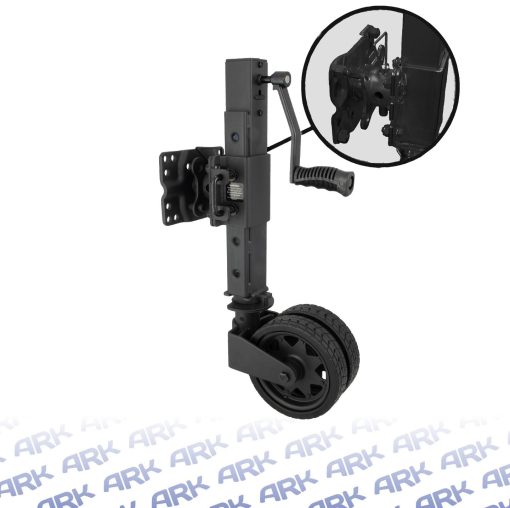 XO Tube Mount Trailer Jack 750 Black - Image 2