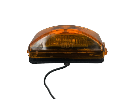 Amber LED Clearance Light, Stud Mount, Self Grounded, Submersible