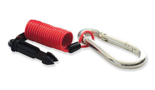 Breakaway Switch -  by FastAway - Featuring Red Coiled Safety Cable and Quick Connect Hook - Image 2