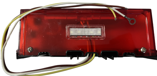 Tail Light Rectangular - J75L - Submersible LED - LH w/ License Illuminator - Image 2