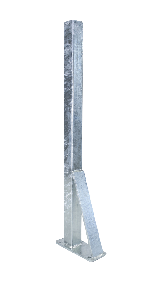 Winch Stand 3" X 3" X 48" Straight Vertical Post, Hot Dipped Galvanized - Image 2