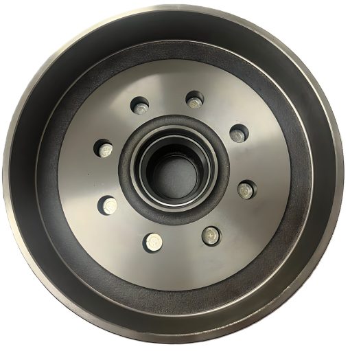 Brake Hub and Drum - 6k & 7k Axle - 8 on 6.5" Bolt Pattern - 12" Drum - Image 2