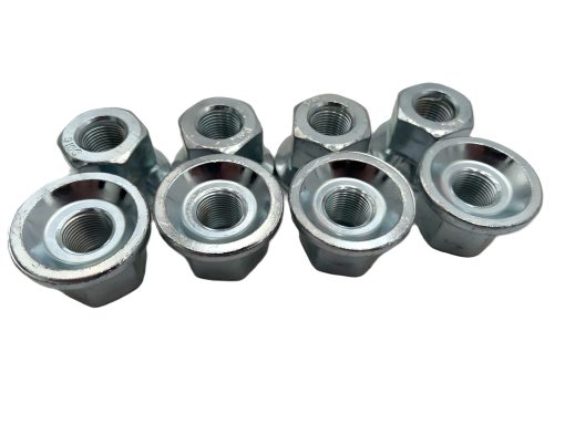 Flange Lug Nut 5/8"-18 - Clear Zinc - Image 2